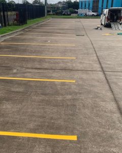 Before and After – Line Marking Services Sydney