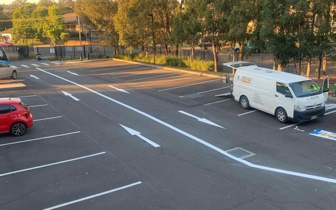 car park line marking Sydney